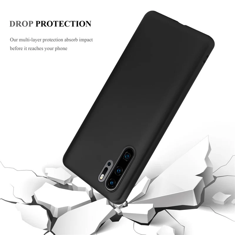 Cadorabo Hülle kompatibel mit Huawei P30 PRO Schutzhülle aus flexiblem TPU Silikon