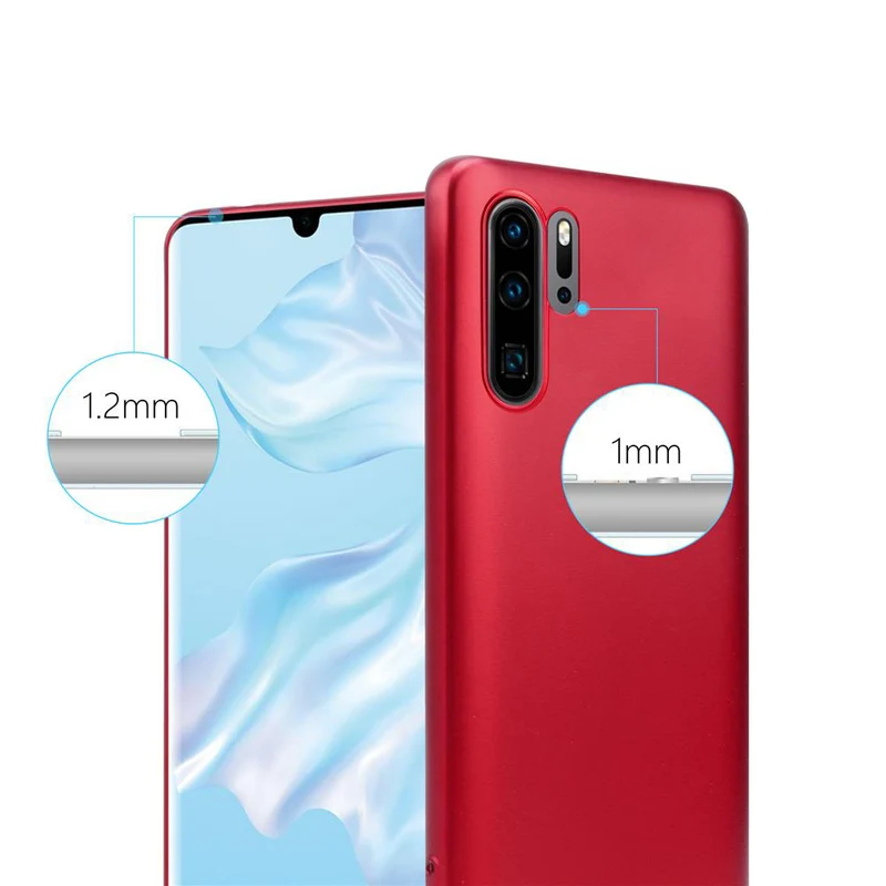 Cadorabo Hülle kompatibel mit Huawei P30 PRO Schutzhülle aus flexiblem TPU Silikon
