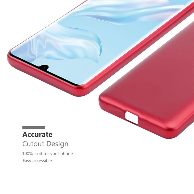 Cadorabo Hülle kompatibel mit Huawei P30 PRO Schutzhülle aus flexiblem TPU Silikon