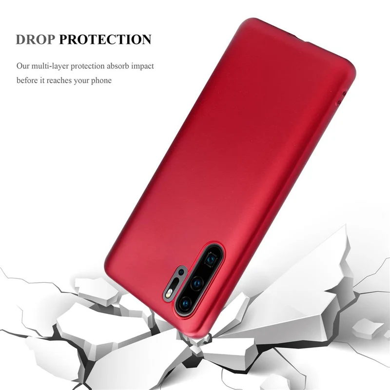 Cadorabo Hülle kompatibel mit Huawei P30 PRO Schutzhülle aus flexiblem TPU Silikon