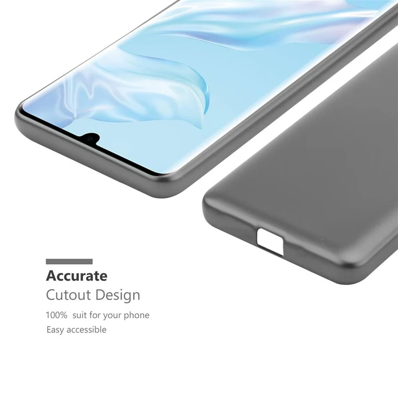 Cadorabo Hülle kompatibel mit Huawei P30 PRO Schutzhülle aus flexiblem TPU Silikon