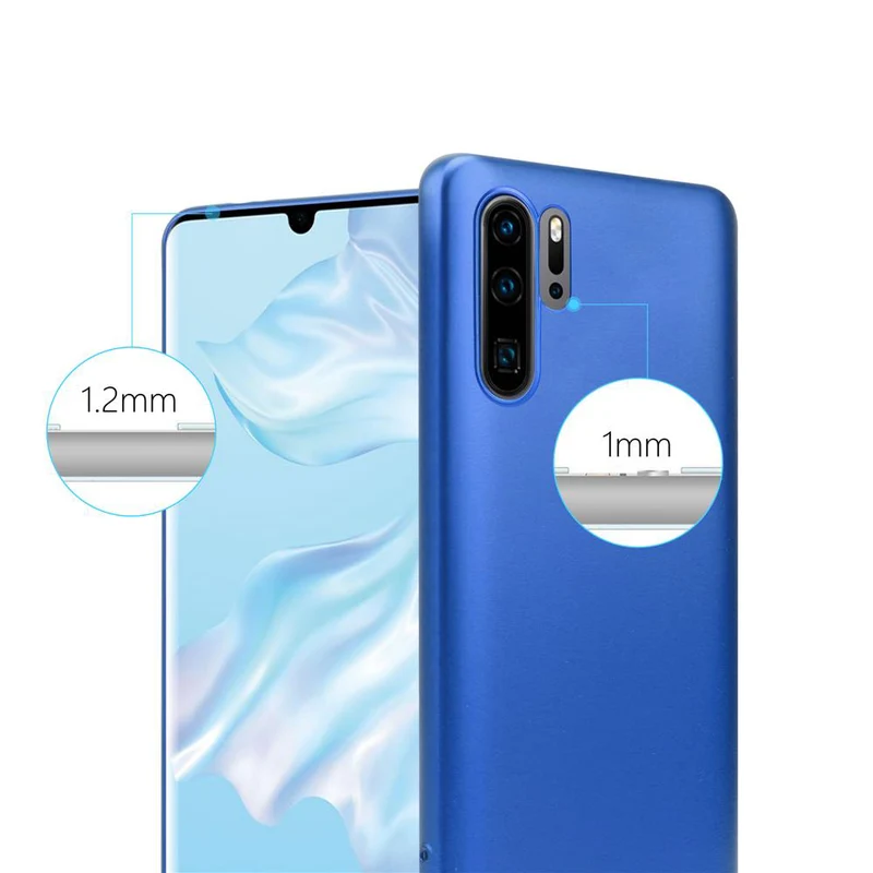 Cadorabo Hülle kompatibel mit Huawei P30 PRO Schutzhülle aus flexiblem TPU Silikon