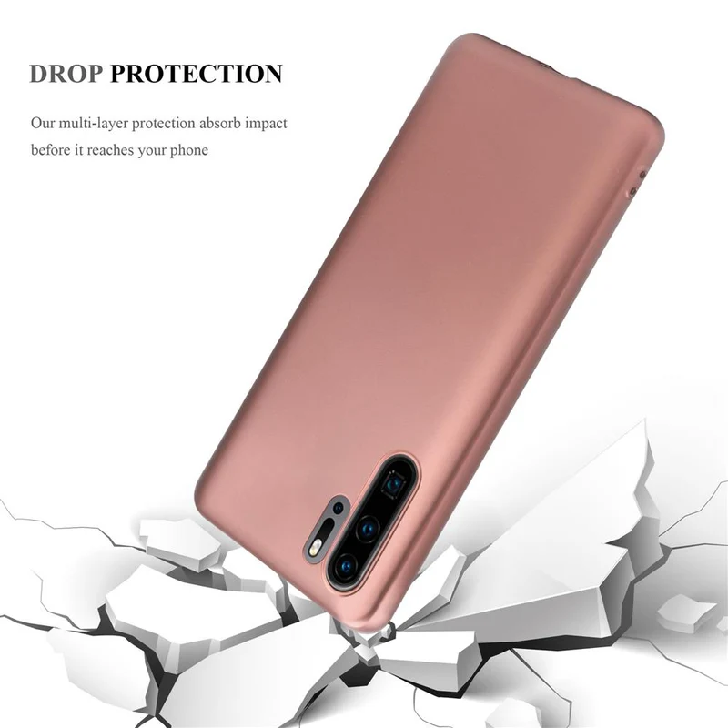 Cadorabo Hülle kompatibel mit Huawei P30 PRO Schutzhülle aus flexiblem TPU Silikon