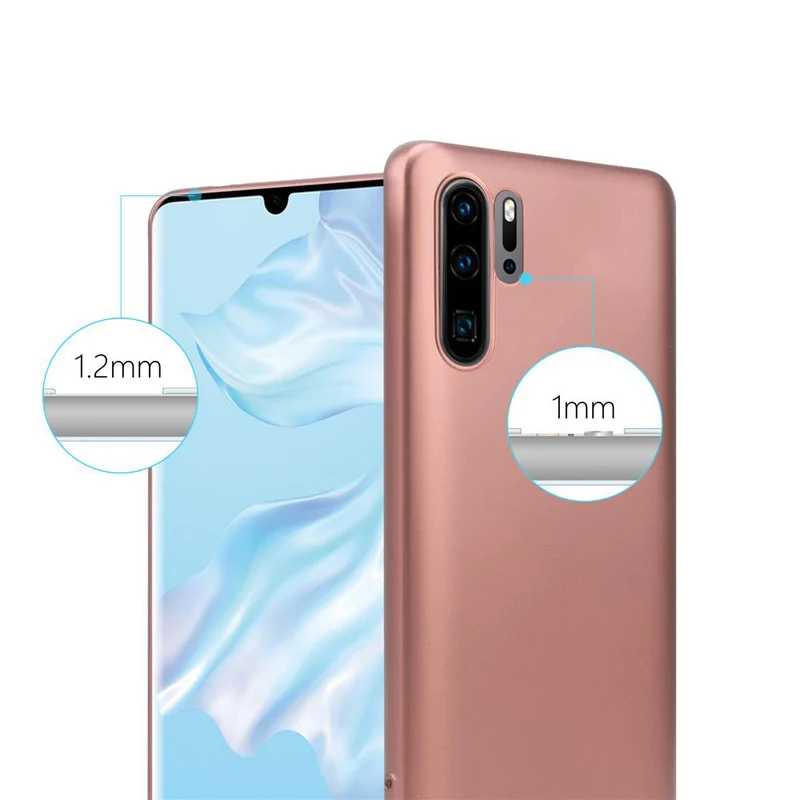 Cadorabo Hülle kompatibel mit Huawei P30 PRO Schutzhülle aus flexiblem TPU Silikon