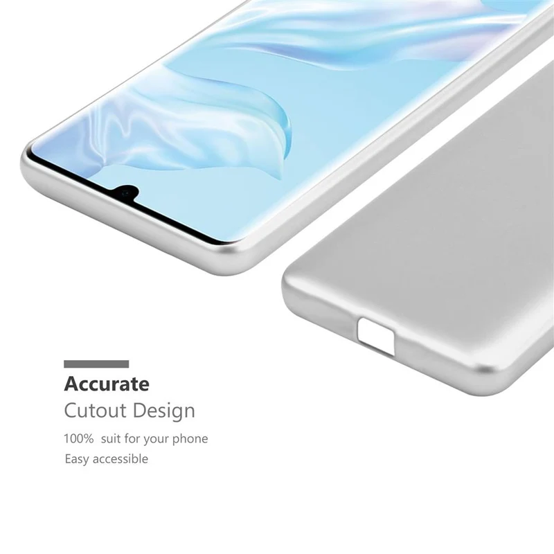 Cadorabo Hülle kompatibel mit Huawei P30 PRO Schutzhülle aus flexiblem TPU Silikon