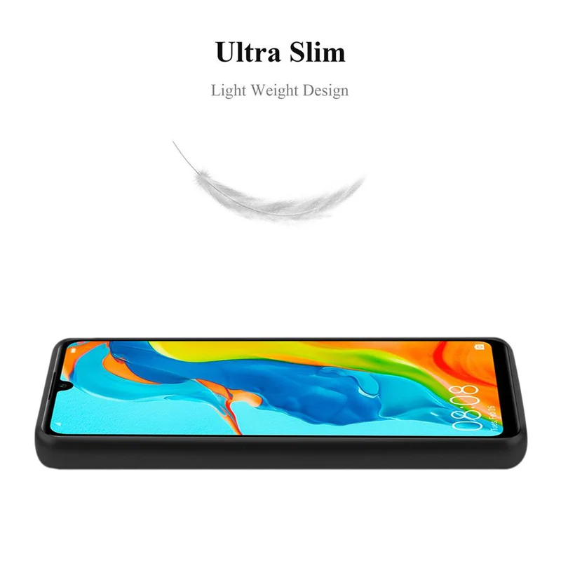 Cadorabo Hülle kompatibel mit Huawei P30 LITE Schutzhülle aus flexiblem TPU Silikon