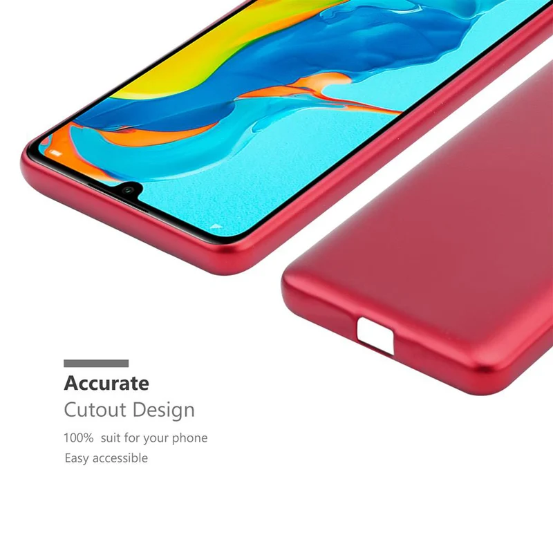 Cadorabo Hülle kompatibel mit Huawei P30 LITE Schutzhülle aus flexiblem TPU Silikon
