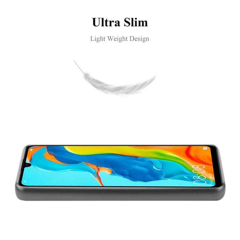 Cadorabo Hülle kompatibel mit Huawei P30 LITE Schutzhülle aus flexiblem TPU Silikon