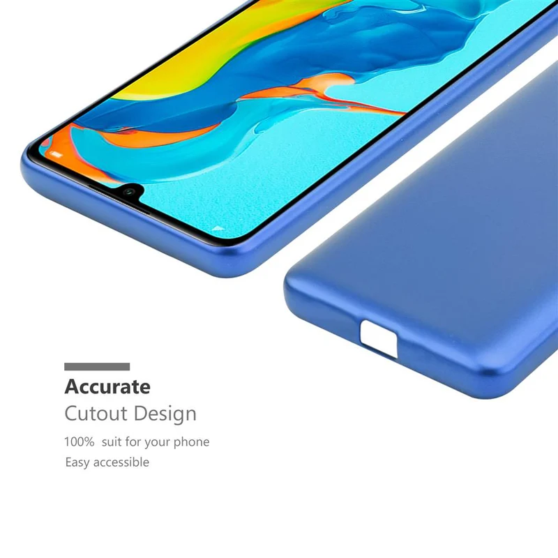 Cadorabo Hülle kompatibel mit Huawei P30 LITE Schutzhülle aus flexiblem TPU Silikon