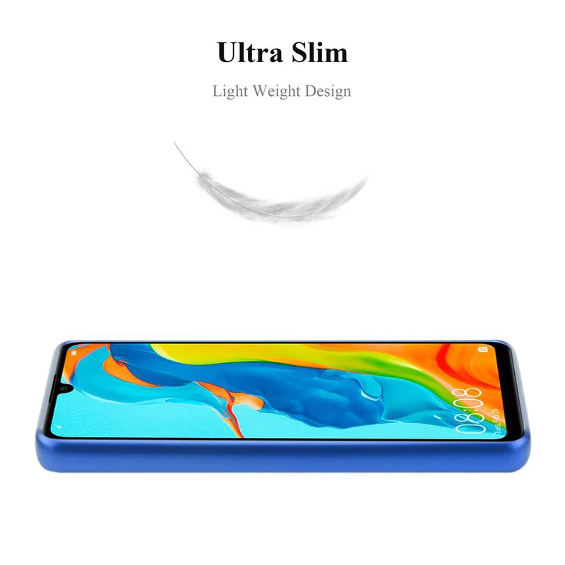 Cadorabo Hülle kompatibel mit Huawei P30 LITE Schutzhülle aus flexiblem TPU Silikon