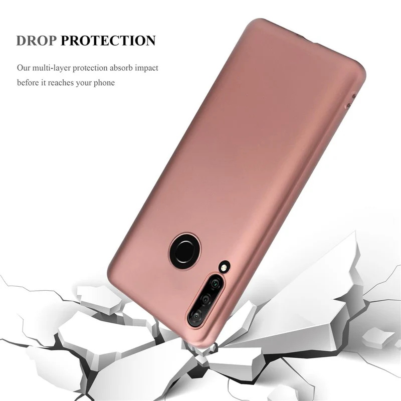 Cadorabo Hülle kompatibel mit Huawei P30 LITE Schutzhülle aus flexiblem TPU Silikon