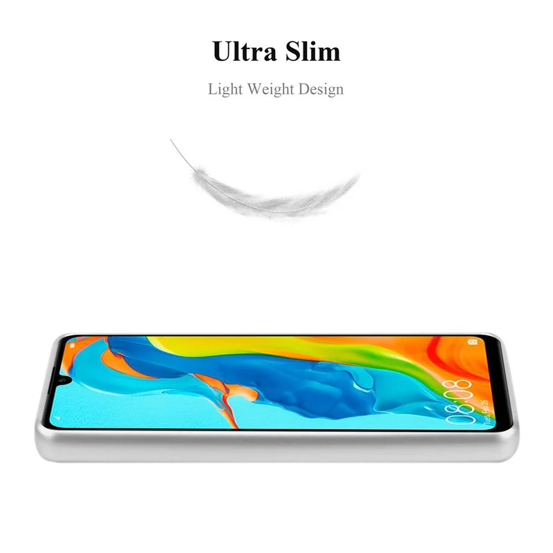 Cadorabo Hülle kompatibel mit Huawei P30 LITE Schutzhülle aus flexiblem TPU Silikon