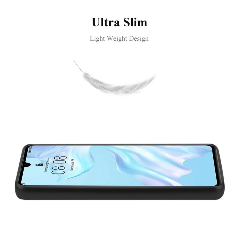 Cadorabo Hülle kompatibel mit Huawei P30 Schutzhülle aus flexiblem TPU Silikon