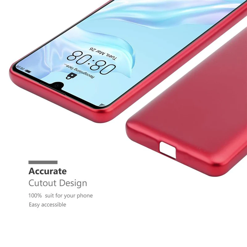 Cadorabo Hülle kompatibel mit Huawei P30 Schutzhülle aus flexiblem TPU Silikon