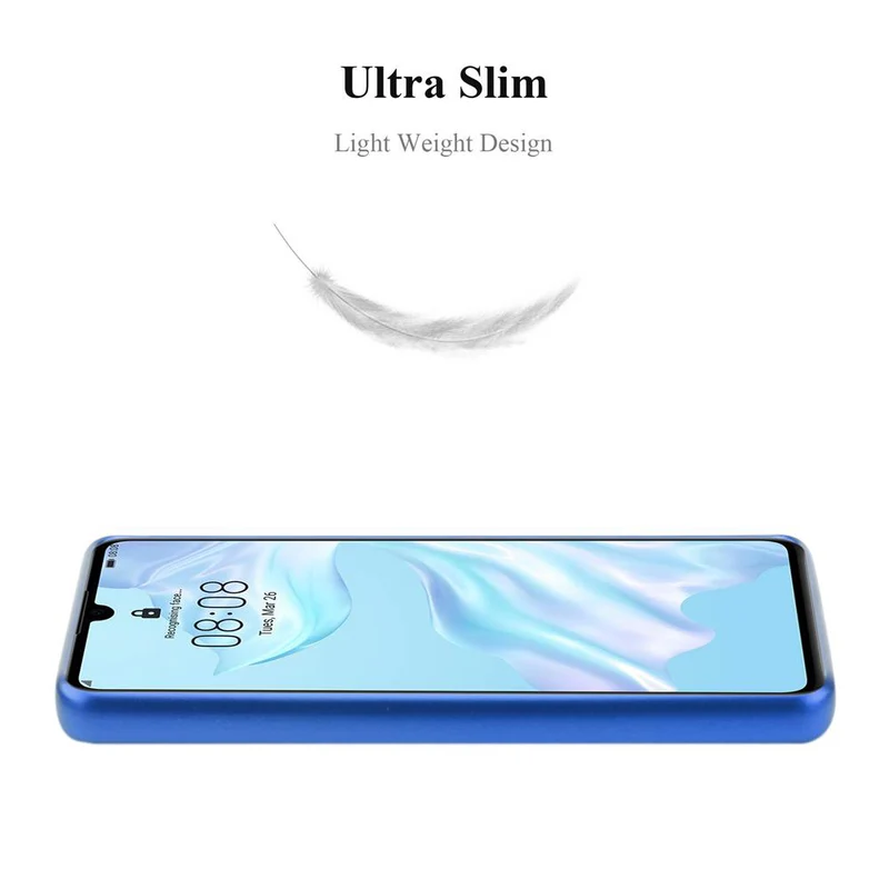 Cadorabo Hülle kompatibel mit Huawei P30 Schutzhülle aus flexiblem TPU Silikon