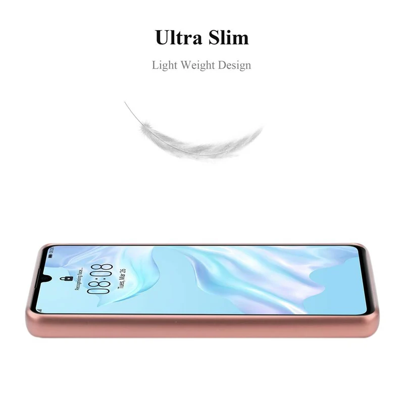 Cadorabo Hülle kompatibel mit Huawei P30 Schutzhülle aus flexiblem TPU Silikon
