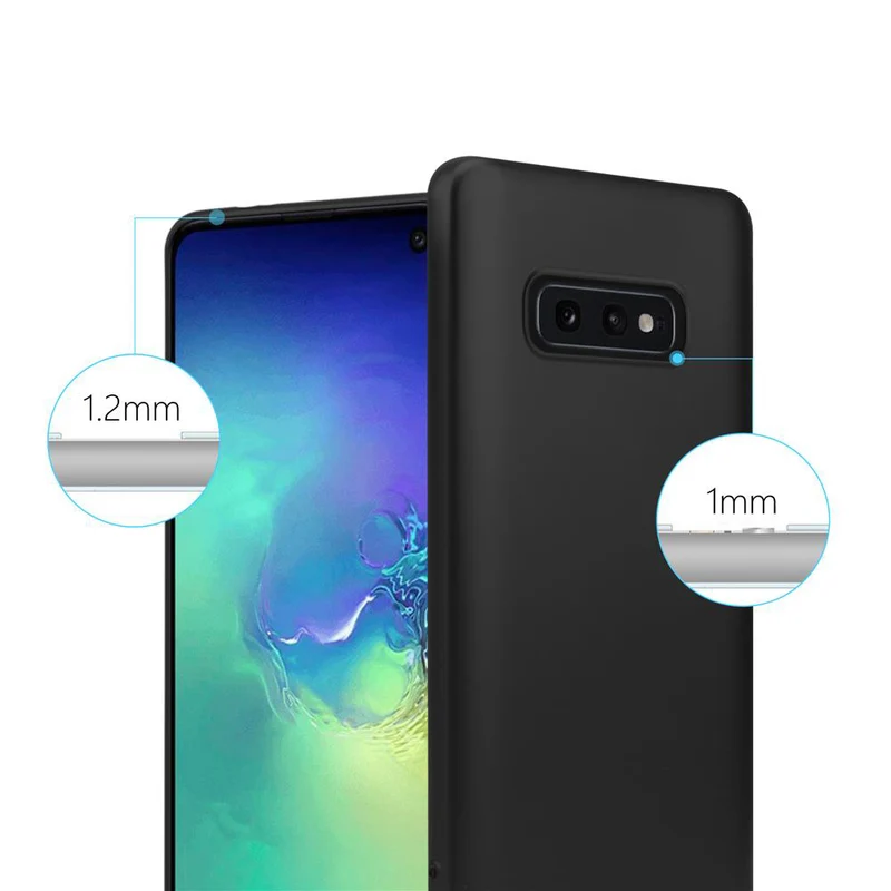 Cadorabo Hülle kompatibel mit Samsung Galaxy S10e Schutzhülle aus flexiblem TPU Silikon
