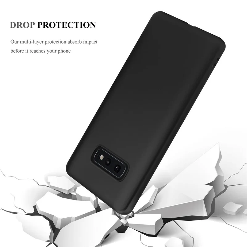 Cadorabo Hülle kompatibel mit Samsung Galaxy S10e Schutzhülle aus flexiblem TPU Silikon