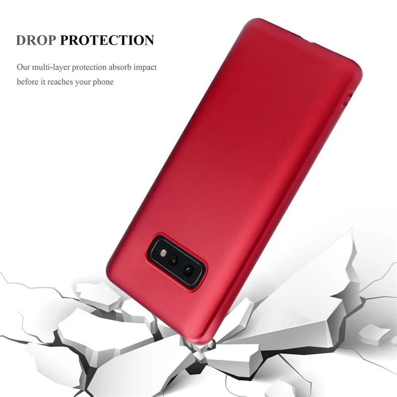 Cadorabo Hülle kompatibel mit Samsung Galaxy S10e Schutzhülle aus flexiblem TPU Silikon