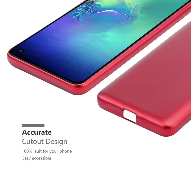 Cadorabo Hülle kompatibel mit Samsung Galaxy S10e Schutzhülle aus flexiblem TPU Silikon