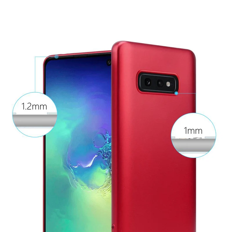 Cadorabo Hülle kompatibel mit Samsung Galaxy S10e Schutzhülle aus flexiblem TPU Silikon
