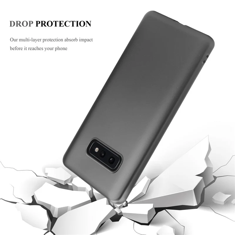 Cadorabo Hülle kompatibel mit Samsung Galaxy S10e Schutzhülle aus flexiblem TPU Silikon