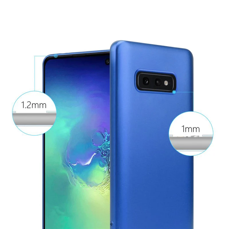 Cadorabo Hülle kompatibel mit Samsung Galaxy S10e Schutzhülle aus flexiblem TPU Silikon