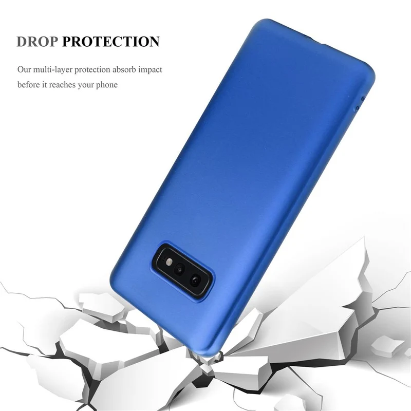 Cadorabo Hülle kompatibel mit Samsung Galaxy S10e Schutzhülle aus flexiblem TPU Silikon