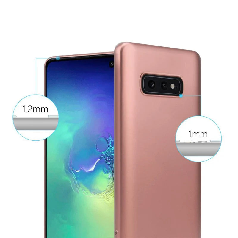 Cadorabo Hülle kompatibel mit Samsung Galaxy S10e Schutzhülle aus flexiblem TPU Silikon