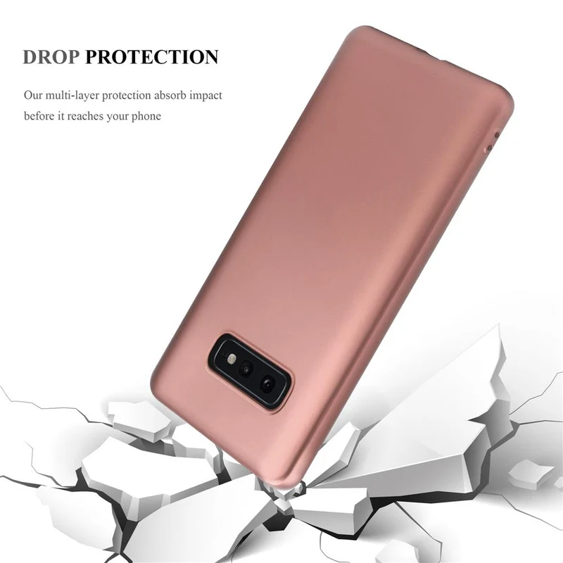 Cadorabo Hülle kompatibel mit Samsung Galaxy S10e Schutzhülle aus flexiblem TPU Silikon