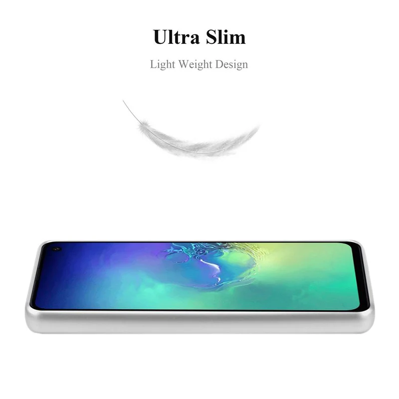 Cadorabo Hülle kompatibel mit Samsung Galaxy S10e Schutzhülle aus flexiblem TPU Silikon