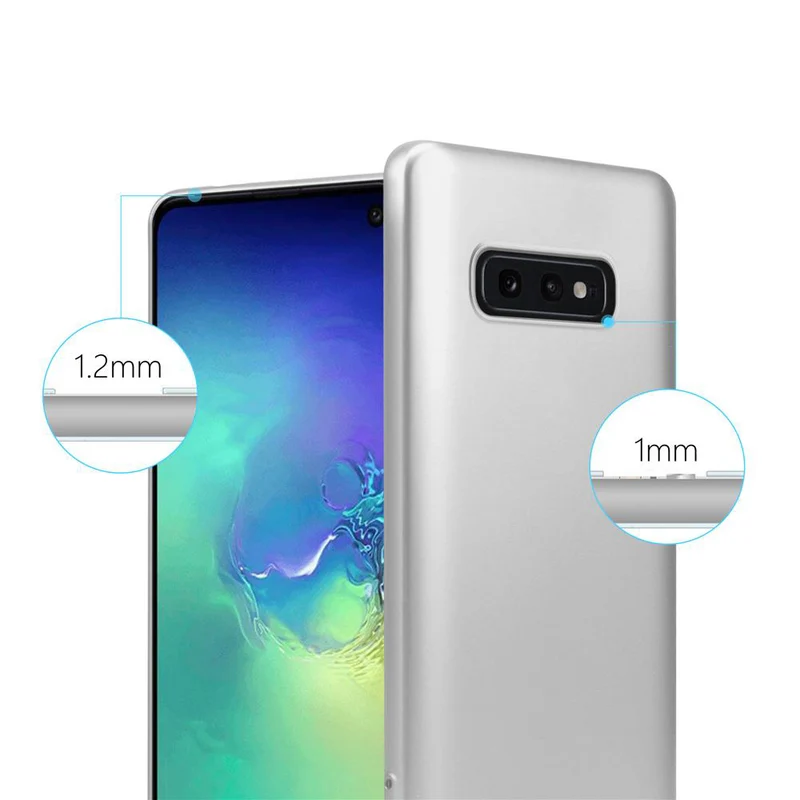 Cadorabo Hülle kompatibel mit Samsung Galaxy S10e Schutzhülle aus flexiblem TPU Silikon