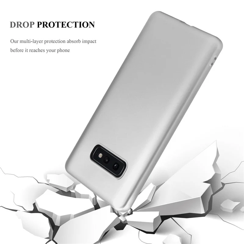 Cadorabo Hülle kompatibel mit Samsung Galaxy S10e Schutzhülle aus flexiblem TPU Silikon