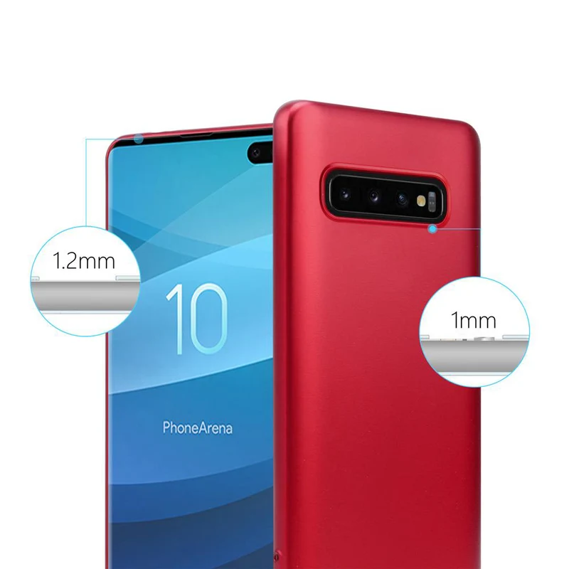 Cadorabo Hülle kompatibel mit Samsung Galaxy S10 PLUS Schutzhülle aus flexiblem TPU Silikon