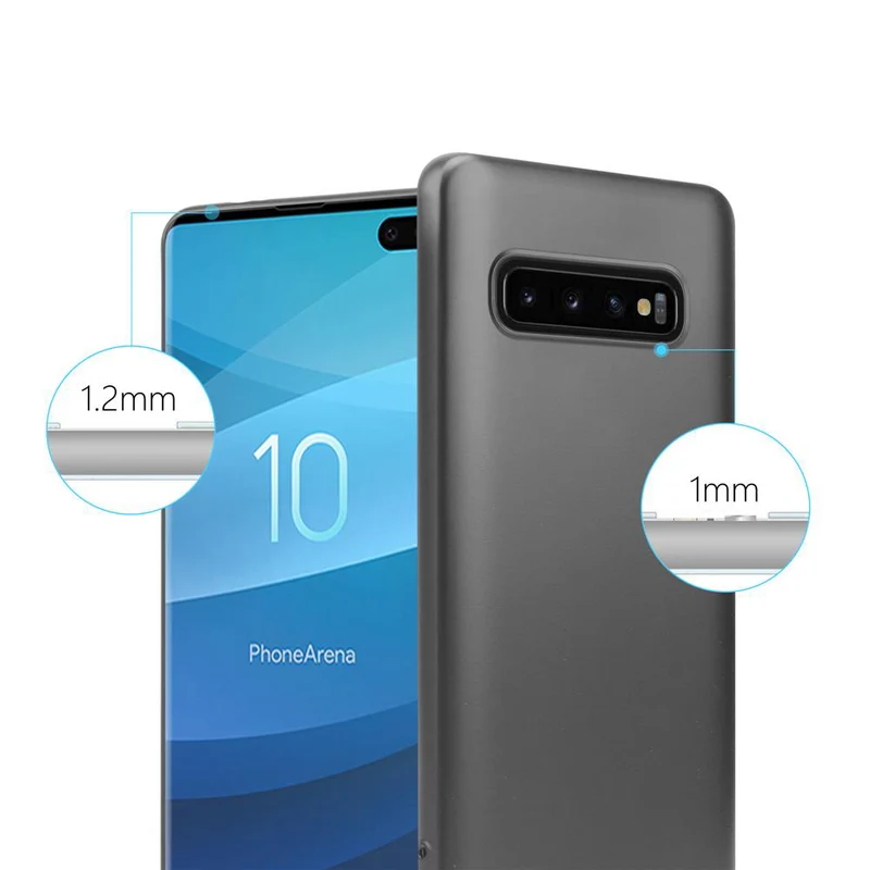 Cadorabo Hülle kompatibel mit Samsung Galaxy S10 PLUS Schutzhülle aus flexiblem TPU Silikon