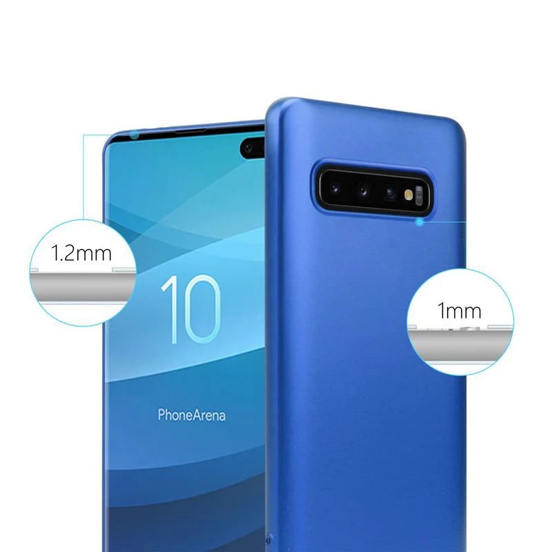 Cadorabo Hülle kompatibel mit Samsung Galaxy S10 PLUS Schutzhülle aus flexiblem TPU Silikon