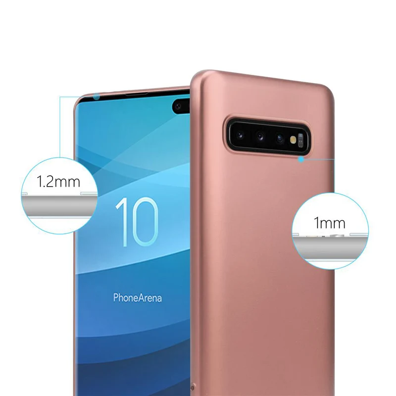 Cadorabo Hülle kompatibel mit Samsung Galaxy S10 PLUS Schutzhülle aus flexiblem TPU Silikon