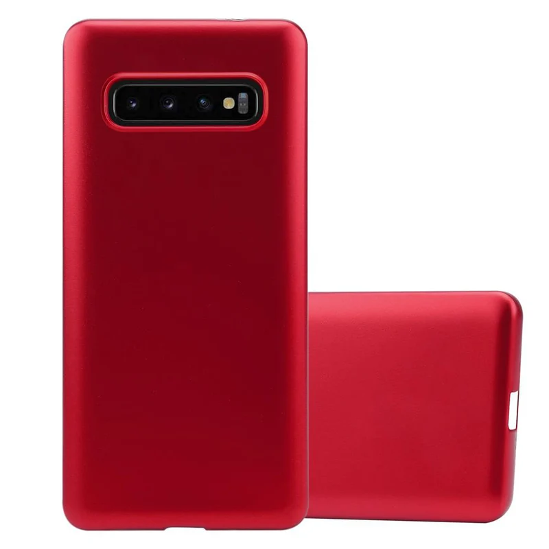 Cadorabo Hülle kompatibel mit Samsung Galaxy S10 4G Schutzhülle aus flexiblem TPU Silikon