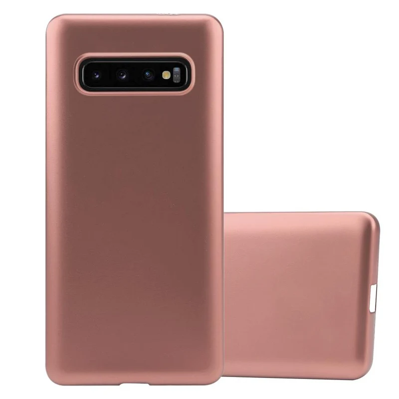 Cadorabo Hülle kompatibel mit Samsung Galaxy S10 4G Schutzhülle aus flexiblem TPU Silikon