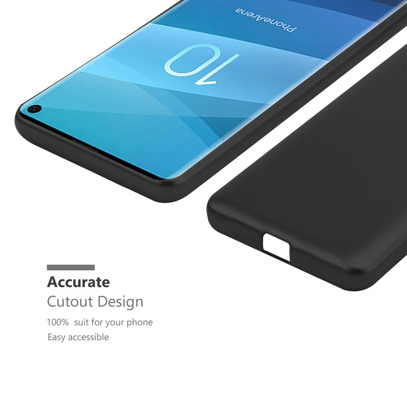 Cadorabo Hülle kompatibel mit Samsung Galaxy S10 4G Schutzhülle aus flexiblem TPU Silikon