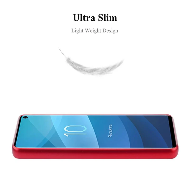 Cadorabo Hülle kompatibel mit Samsung Galaxy S10 4G Schutzhülle aus flexiblem TPU Silikon