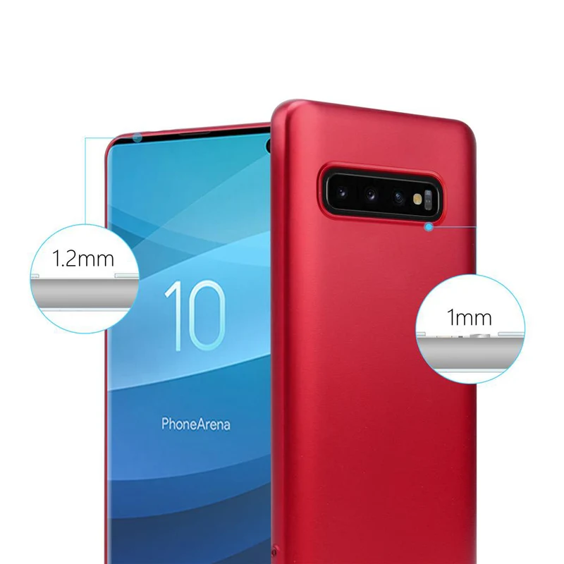 Cadorabo Hülle kompatibel mit Samsung Galaxy S10 4G Schutzhülle aus flexiblem TPU Silikon