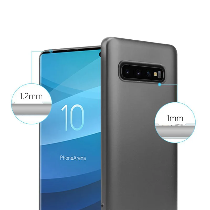 Cadorabo Hülle kompatibel mit Samsung Galaxy S10 4G Schutzhülle aus flexiblem TPU Silikon