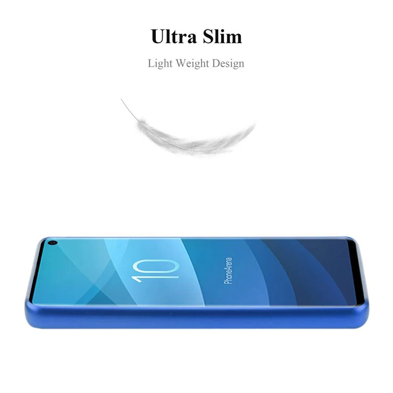 Cadorabo Hülle kompatibel mit Samsung Galaxy S10 4G Schutzhülle aus flexiblem TPU Silikon