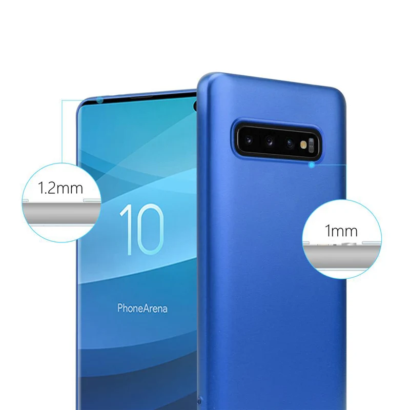 Cadorabo Hülle kompatibel mit Samsung Galaxy S10 4G Schutzhülle aus flexiblem TPU Silikon