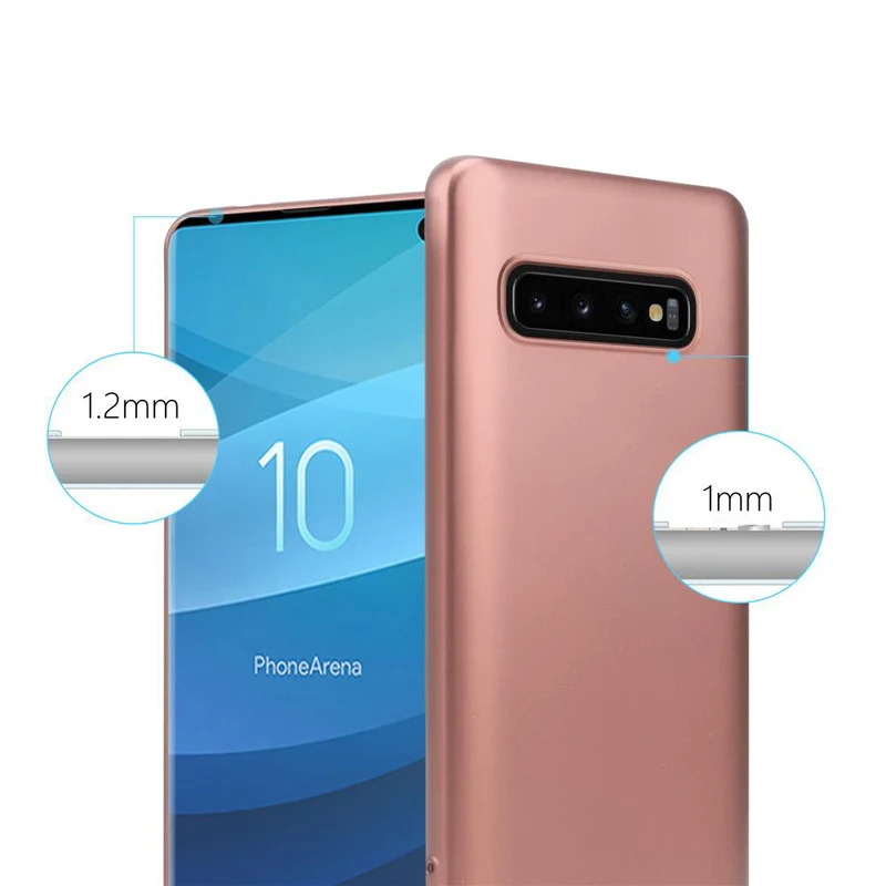 Cadorabo Hülle kompatibel mit Samsung Galaxy S10 4G Schutzhülle aus flexiblem TPU Silikon