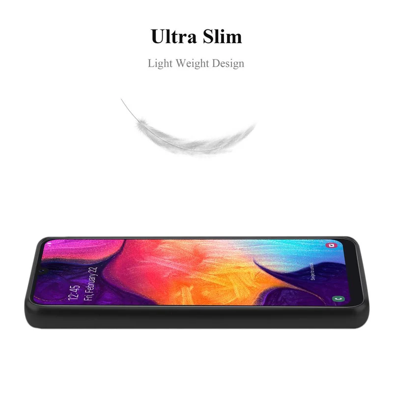 Cadorabo Hülle kompatibel mit Samsung Galaxy A50 4G / A50s / A30s Schutzhülle aus flexiblem TPU Silikon
