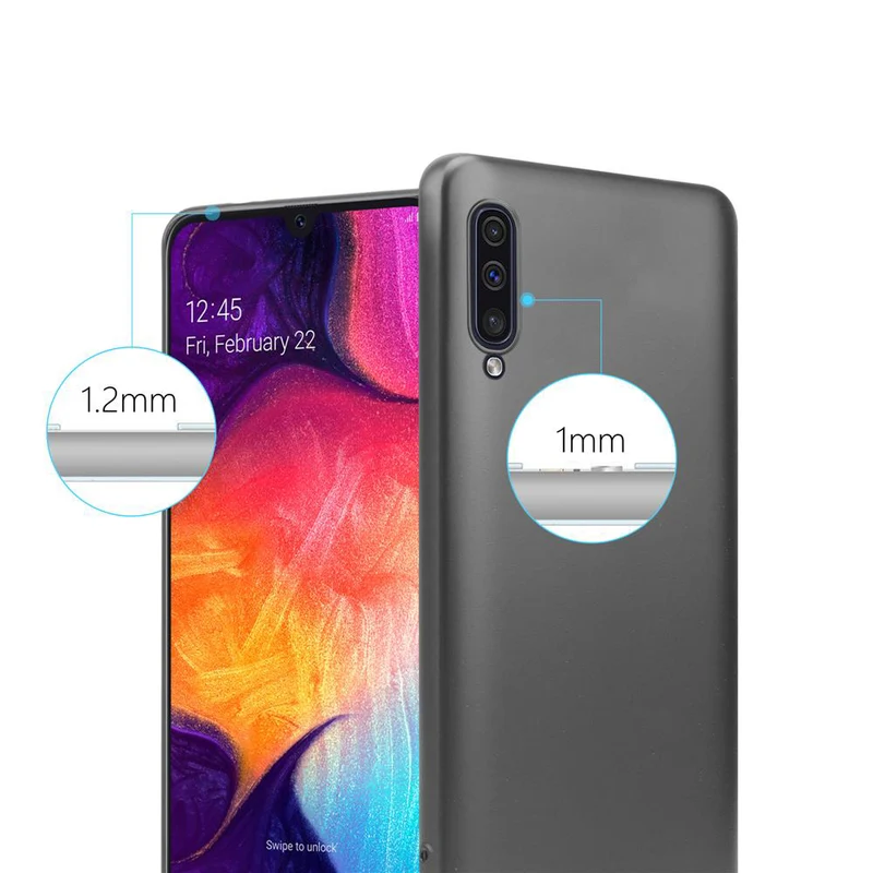 Cadorabo Hülle kompatibel mit Samsung Galaxy A50 4G / A50s / A30s Schutzhülle aus flexiblem TPU Silikon