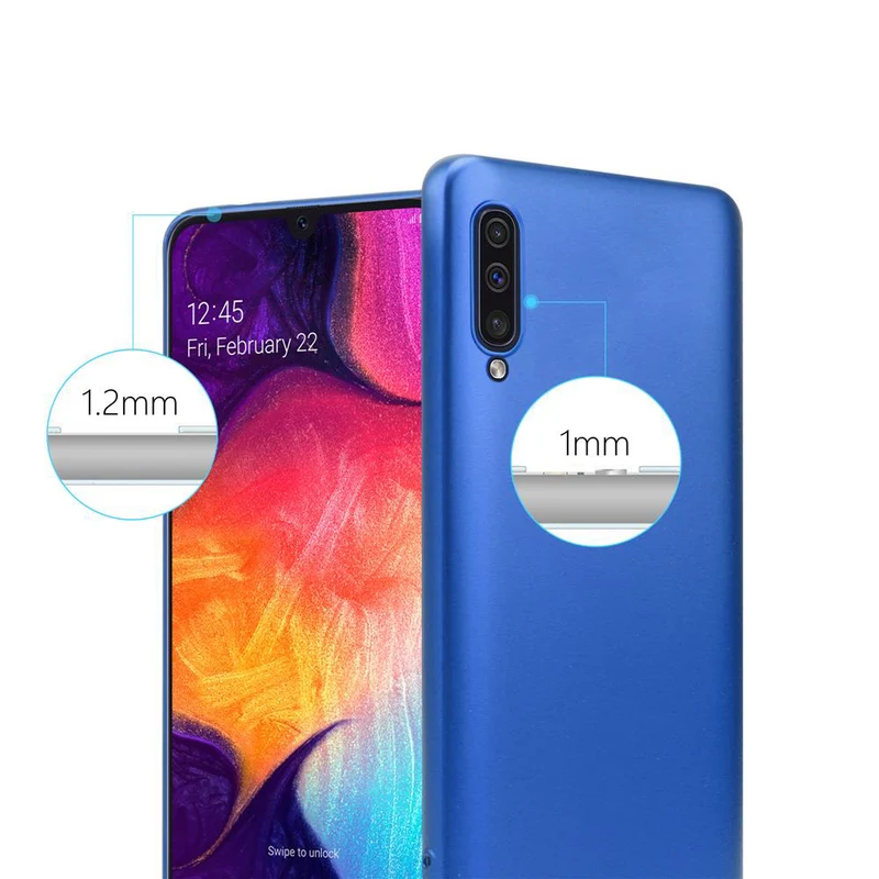 Cadorabo Hülle kompatibel mit Samsung Galaxy A50 4G / A50s / A30s Schutzhülle aus flexiblem TPU Silikon
