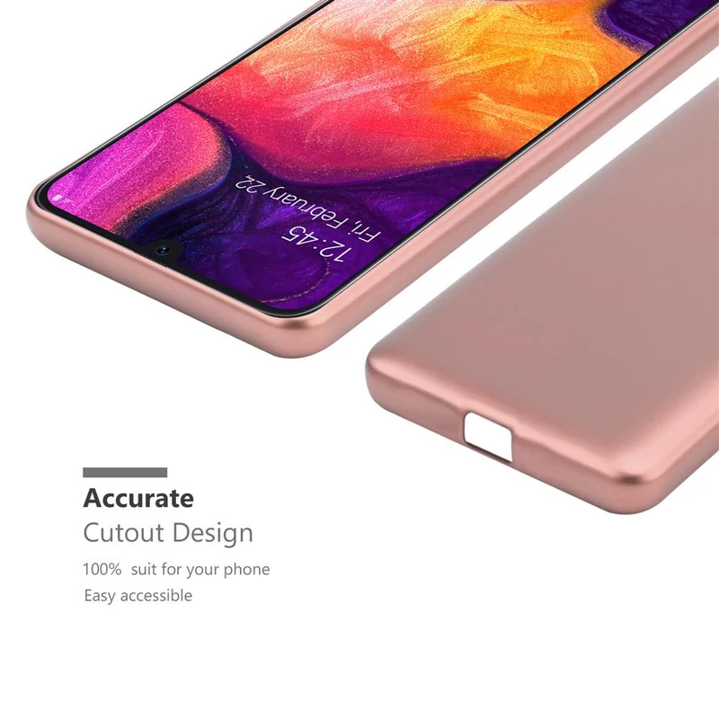 Cadorabo Hülle kompatibel mit Samsung Galaxy A50 4G / A50s / A30s Schutzhülle aus flexiblem TPU Silikon